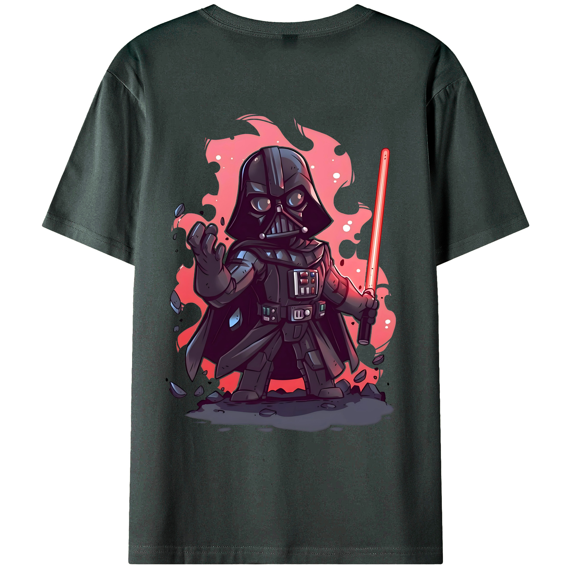 （画像用） スター・ウォーズ Star Wars 綿100％ メンズ半袖Tシャツ（バックプリント） 通気性